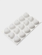 Форма для муссовых десертов и выпечки KONFINETTA «Сердца», 29.8×17.3×2.5 см, 15 ячеек (5×4.6 см), силикон, белая - Фото 2
