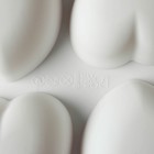 Форма для муссовых десертов и выпечки KONFINETTA «Сердца», 29,8×17,3×2,5 см, 15 ячеек (5×4,6 см), цвет белый - Фото 5