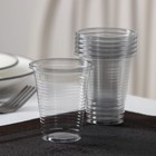Набор пластиковой одноразовой посуды на 6 персон «Биг-Пак №2», тарелки секционные, стаканчики: 200 мл, 300 мл, 500 мл, вилки, ножи, трубочки, бумажные салфетки, зубочистки, цвет белый - фото 4610627