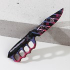Сувенирное оружие нож-кастет «Взрывной характер», длина 27,5 см - фото 3877182