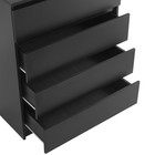 Комод для хранения «Клик Мебель. Мадера», 4 ящика, 800×420×1000 мм, цвет чёрный - Фото 3