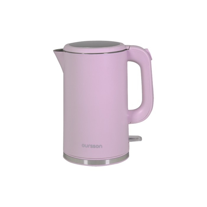 Чайник электрический Oursson EK1731W/PL, пластик, колба металл, 1.7 л, 2200 Вт, фиолетовый - Фото 1