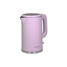 Чайник электрический Oursson EK1731W/PL, пластик, колба металл, 1.7 л, 2200 Вт, фиолетовый - Фото 2