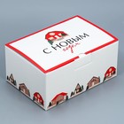 Коробка складная «Домики», 22 × 15 × 10 см - Фото 1