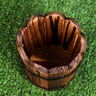 Кашпо деревянное "Клео" малое, 9х9х10см - Фото 3