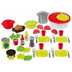 Обеденный набор с салатом и продуктами, 43 аксессуара, 70 × 30 × 13 см - фото 2102566
