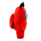 Плюшевая игрушка-фигурка  Among us, с ушками, 30 см, красная - Фото 2