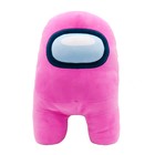 Плюшевая игрушка-фигурка Among us супермягкая, 40 см, розовая - фото 293952401