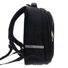 Рюкзак каркасный Grizzly, 36 х 28 х 20 см, светодиодная подсветка с брелоком, чёрный - Фото 4