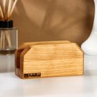 Салфетница деревянная Adelica «ЛЮКС», 14×7×6 см, пропитано маслом, берёза - фото 4356881