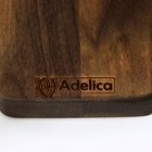 Лоток для подачи столовых приборов Adelica, 23×8×1,8 см, окрашен в тёмный цвет, берёза - фото 4356887