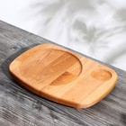 Подставка для сковороды деревянная Adelica, для подачи горячего, пропитано минеральным маслом, 30,5×22 см, d=19 см, d=6 см, берёза - Фото 2