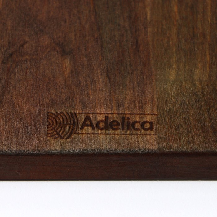 Подставка для столовых приборов Adelica, 3 секции, 24×15×1,8 см, окрашен в тёмный цвет, берёза - фото 1907481069