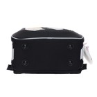 Рюкзак каркасный Grizzly, 36 х 29 х 18 см, с брелоком, чёрный - фото 24587560