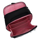 Рюкзак каркасный Grizzly, 36 х 29 х 18 см, с брелоком, чёрный - фото 24587561