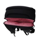 Рюкзак каркасный Grizzly, 36 х 29 х 18 см, с брелоком, чёрный - фото 24587562