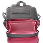Рюкзак каркасный Grizzly, 36 х 28 х 20 см, светодиодная подсветка с брелоком, серый - Фото 8