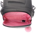 Рюкзак каркасный Grizzly, 36 х 28 х 20 см, светодиодная подсветка с брелоком, серый - Фото 9