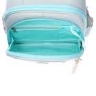 Рюкзак каркасный Grizzly, 36 х 28 х 20 см, светодиодная подсветка с брелоком, серый - Фото 8