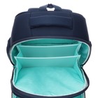 Рюкзак каркасный Grizzly, 36 х 28 х 20 см, светодиодная подсветка с брелоком, синий - Фото 8