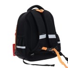 Рюкзак каркасный Grizzly, 36 х 28 х 20 см, с картхолдером, светодиодная подсветка, чёрный - Фото 2