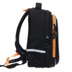 Рюкзак каркасный Grizzly, 36 х 28 х 20 см, с картхолдером, светодиодная подсветка, чёрный - Фото 4