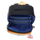 Рюкзак каркасный Grizzly, 36 х 28 х 20 см, с картхолдером, светодиодная подсветка, чёрный - Фото 8