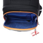 Рюкзак каркасный Grizzly, 36 х 28 х 20 см, с картхолдером, светодиодная подсветка, чёрный - Фото 9