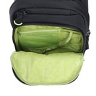 Рюкзак молодёжный Grizzly, 45 х 32 х 23 см, эргономичная спинка, чёрный, салатовый - фото 9585631