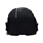 Рюкзак молодёжный Grizzly, 45 х 32 х 23 см, эргономичная спинка, чёрный, салатовый - фото 9585628