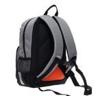 Рюкзак школьный, 40 х 25 х 13 см, Grizzly 255, эргономичная спинка, отделение для ноутбука, серый/чёрный RB-255-1 - Фото 2