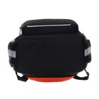 Рюкзак школьный, 40 х 25 х 13 см, Grizzly 255, эргономичная спинка, отделение для ноутбука, серый/чёрный RB-255-1 - Фото 6