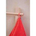 Полотенце махровое кухонное Arya Home, размер 70x70 см, цвет коралловый - фото 27792354