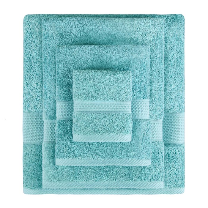 Полотенце махровое Arya Home Miranda Soft, 450 гр, размер 30x50 см, цвет аква - Фото 1