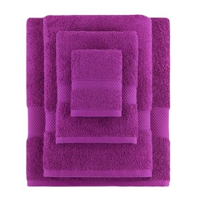 Полотенце махровое Arya Home Miranda Soft, 450 гр, размер 30x50 см, цвет фуксия