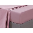 Простынь 2 сп., размер 160x200+33, цвет розовый - Фото 2