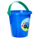 Ведро детское для песочницы, Синий трактор, 1 л (комплект 2 шт) - фото 45138209