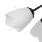 Люстра «Оникс» BayerLux, 5×15 Вт E27, черный-белый, 52×52×15 см - Фото 5