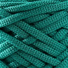 Шнур для вязания 100% полиэфир, ширина 3 мм 100м (изумруд) - Фото 3
