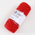 Шнур для вязания 100% полиэфир, ширина 3 мм 100м (красный) - фото 9585670
