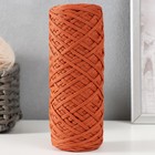 Шнур для вязания 100% полиэфир, ширина 3 мм 100м (терракот) - фото 9585674