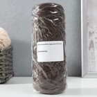 Шнур для вязания 100% полиэфир, ширина 3 мм 100м (шоколад) - фото 9585684