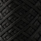 Шнур для вязания 100% полиэфир, ширина 3 мм 100м (чёрный) - Фото 3