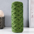 Шнур для вязания 100% полиэфир, ширина 3 мм 100м (оливковый) - Фото 5
