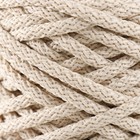Шнур для вязания 100% полиэфир, ширина 5 мм 100м (айвори) - Фото 4