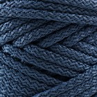 Шнур для вязания 100% полиэфир, ширина 5 мм 100м (джинса) - фото 6643382