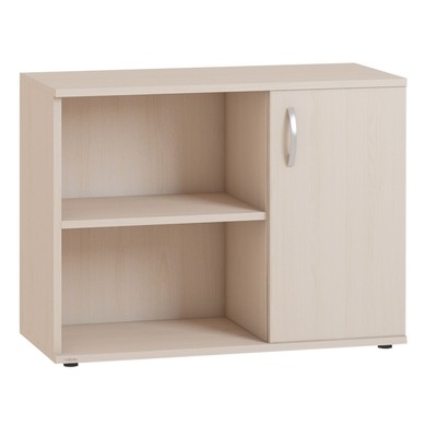 Тумба, 1 дверь, 864×390×650 мм, цвет дуб девон