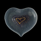 Блюдце "Сердце" муранское стекло, 13 × 14 × 1,5 см - Фото 2