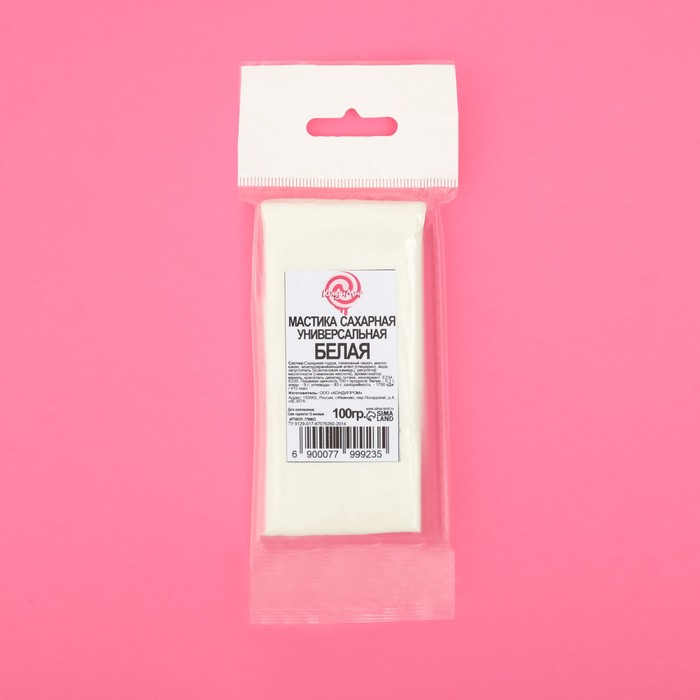 Мастика сахарная «КондиМир», белая, 100 г - Фото 1