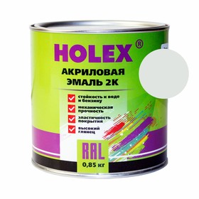 Автоэмаль Holex 858, акриловая 2К, цвет белая ночь, 0.85 кг 199343t 9150418